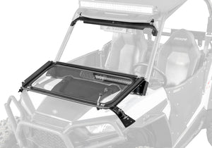 Polaris RZR 1000 Flip Down Glass Windshield - 2014-2018