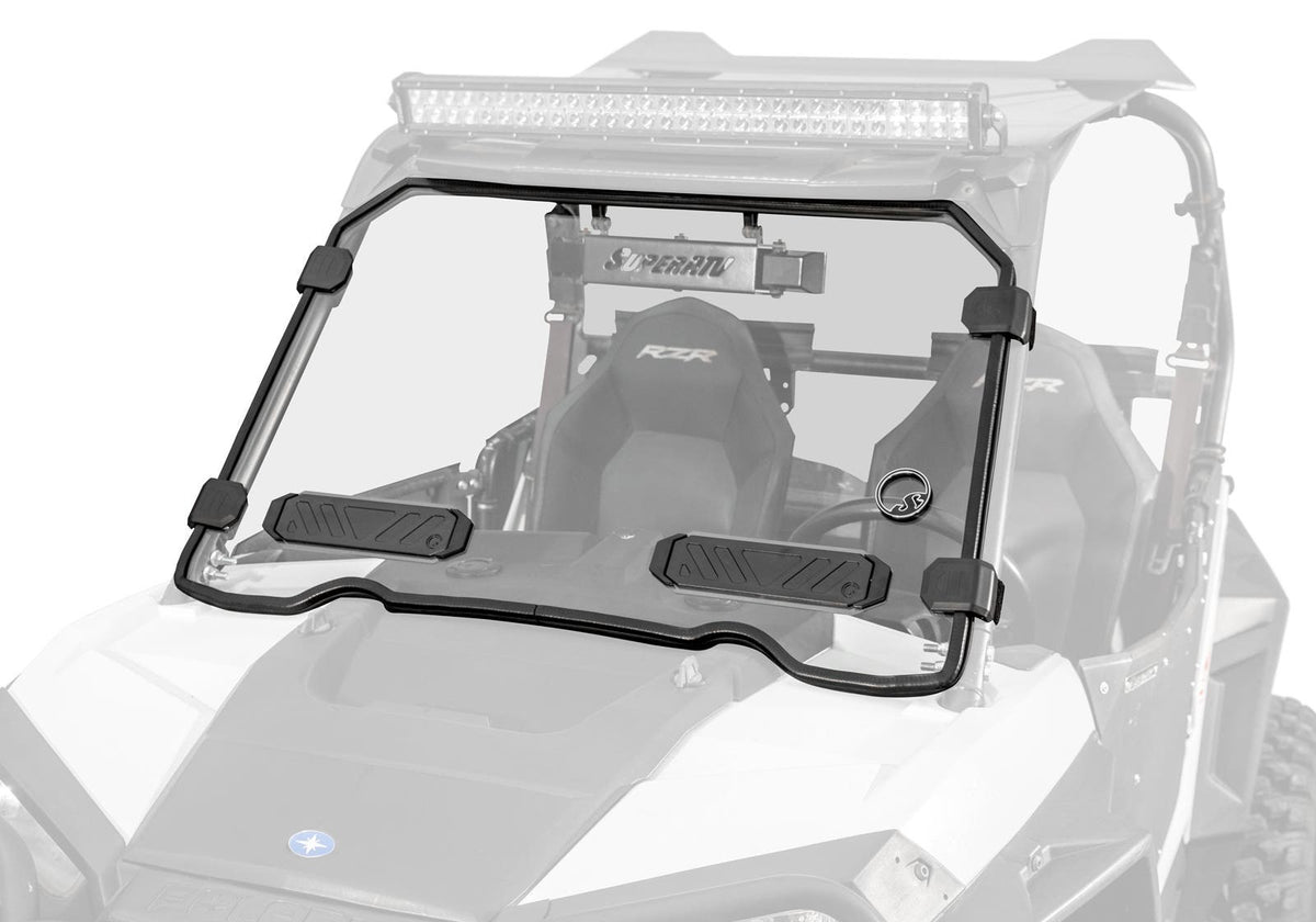 Polaris RZR XP Turbo Scratch Resistant Vented Windshield