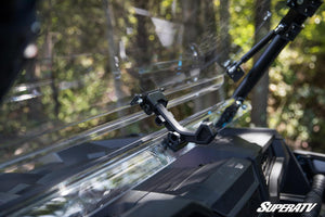 Polaris RZR 1000 Scratch Resistant Flip Windshield - 2019+