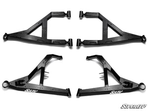 Polaris RZR XP Turbo Sidewinder A-Arms - 1.5in. Forward Offset - Black - Super duty ball joints