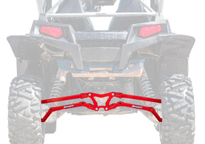 Polaris RZR XP 900 High Clearance Boxed Radius Arms - Red