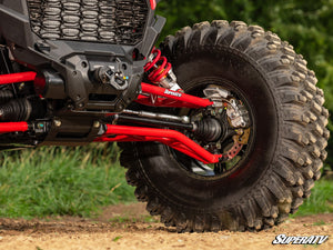 Polaris RZR XP 1.5in. Forward Offset A-Arms - Red - No Ball Joints