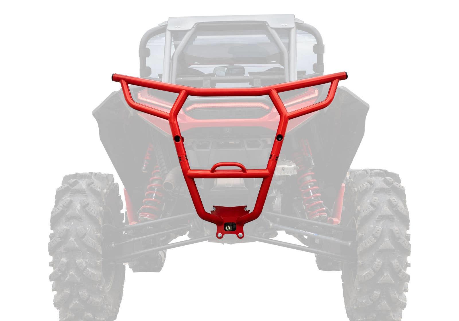 Polaris RZR XP Turbo S Rear Bumper - Red