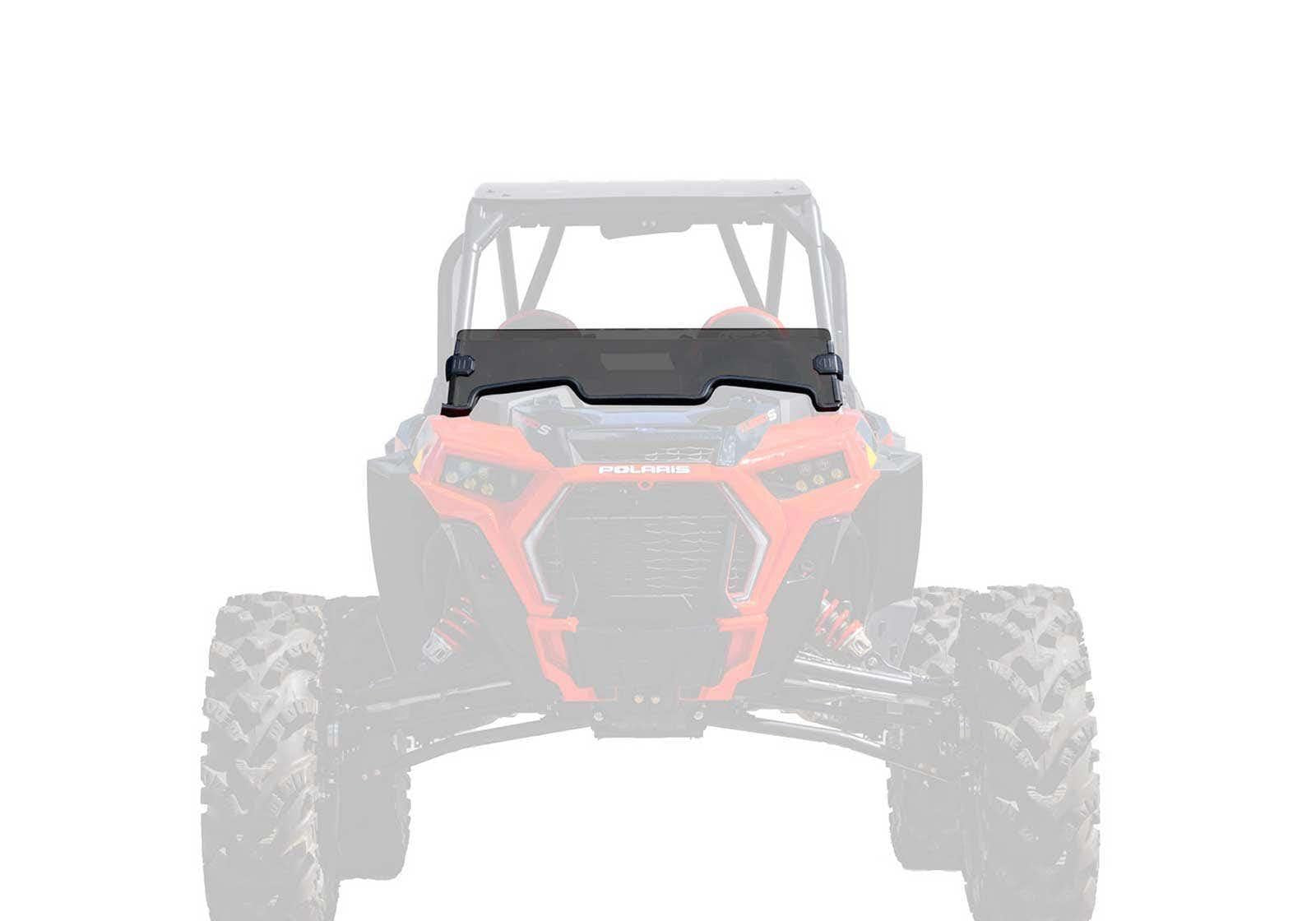 Polaris RZR XP Turbo Half Windshield - Dark Tint - Standard 2019+
