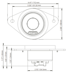 1.9" OEM Replacement Neodymium Tweeter | Compatible With Most Toyota and Subaru Vehicles - DS18