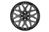 Rough Country 95 Series Wheel | One-Piece | Gloss Black Machined | 20x10 | 8x180 | -19mm