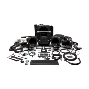 RNGR-STAGE4 - 2015-2017 400 watt stereo, front lower speaker, rear speaker, and subwoofer kit for select Polaris RANGER models (Gen-1) - image 1