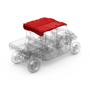 RNGR18-ROOF4M2 - Front & Rear Audio Roof for Select 2018+ Polaris Ranger Crew Models - image 7