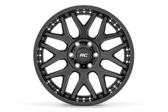 Rough Country 95 Series Wheel | One-Piece | Gloss Black | 20x10 | 8x180 | -19mm