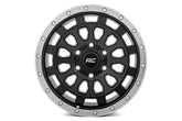 Rough Country 87 Series Wheel | Simulated Beadlock | Black/Machined | 17x8.5 | 6x5.5 | +0mm