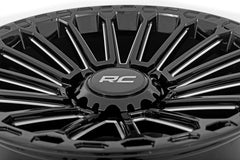 Rough Country 97 Series Wheel | One-Piece | Gloss Black | 17x9 | 6x5.5 | -12mm