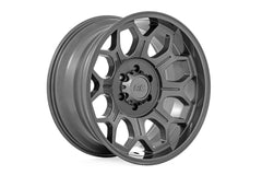 Rough Country 77 Series Wheel | One-Piece | Gunmetal Gray | 20x9 | 6x135 | -12mm