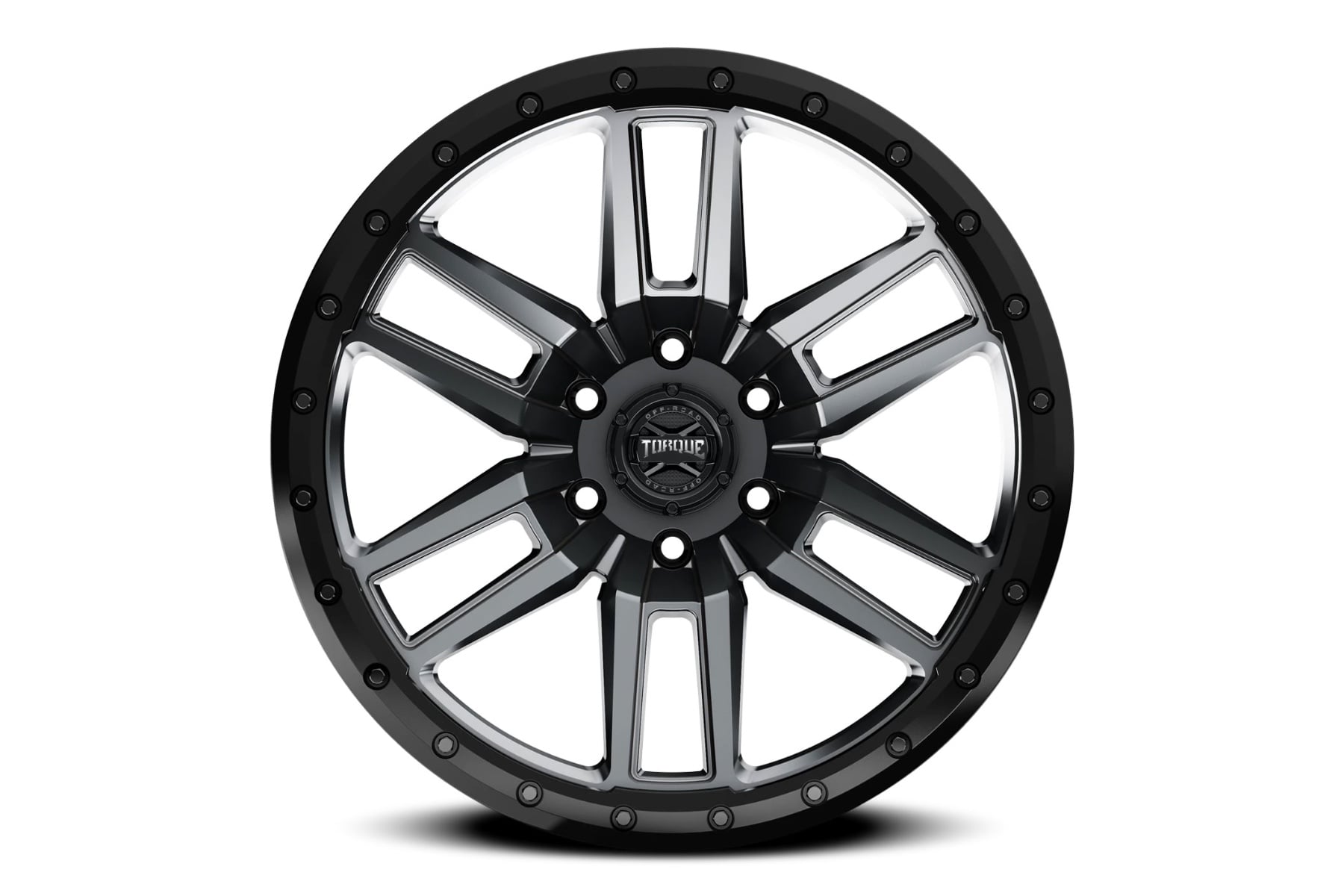 Torque Pritchett | Anthracite w/Black Lip | 17x9 | 6x5.5 | 0mm