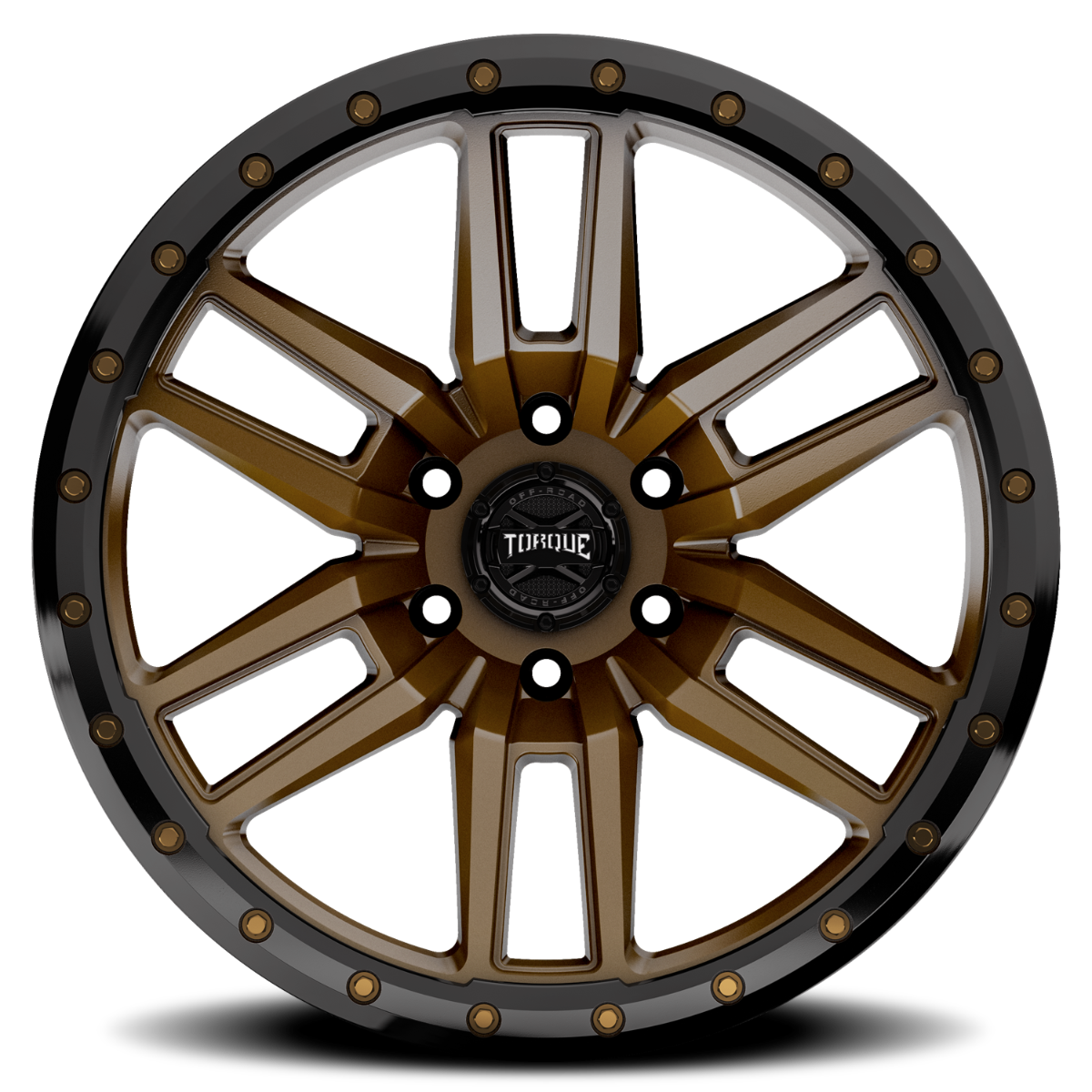 Torque Pritchett 20x9 6x135 -12mm – Bronze with Black Lip