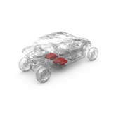 1,000 Watt Can-Am X3 MAX Rear Subwoofer Solution (Gen-3)