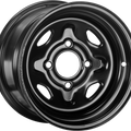 SEDONA STEEL 12X7 4/110 4+3 BLK FRONT/REAR