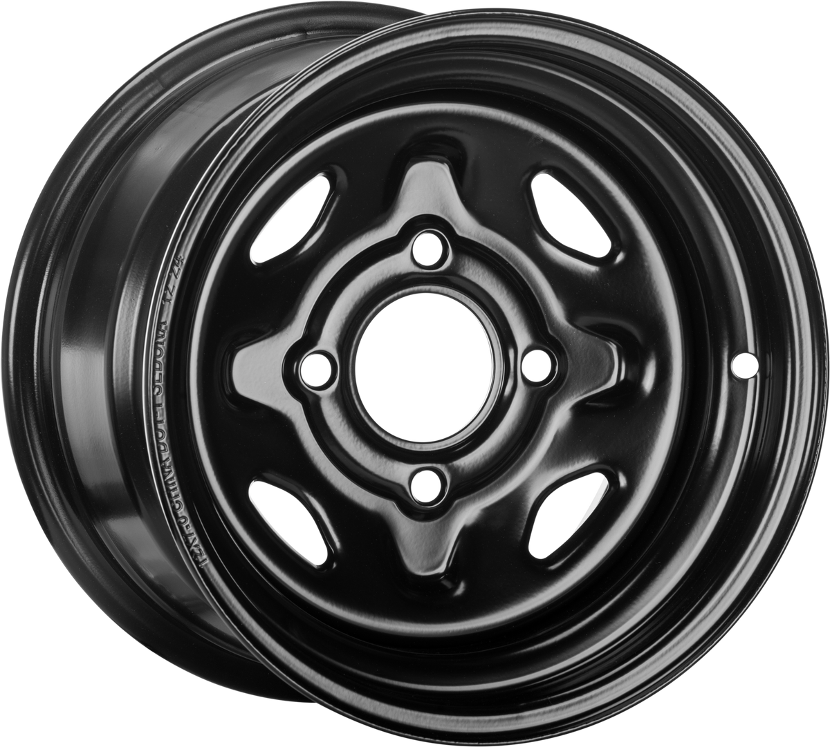 SEDONA STEEL 12X7 4/110 4+3 BLK FRONT/REAR