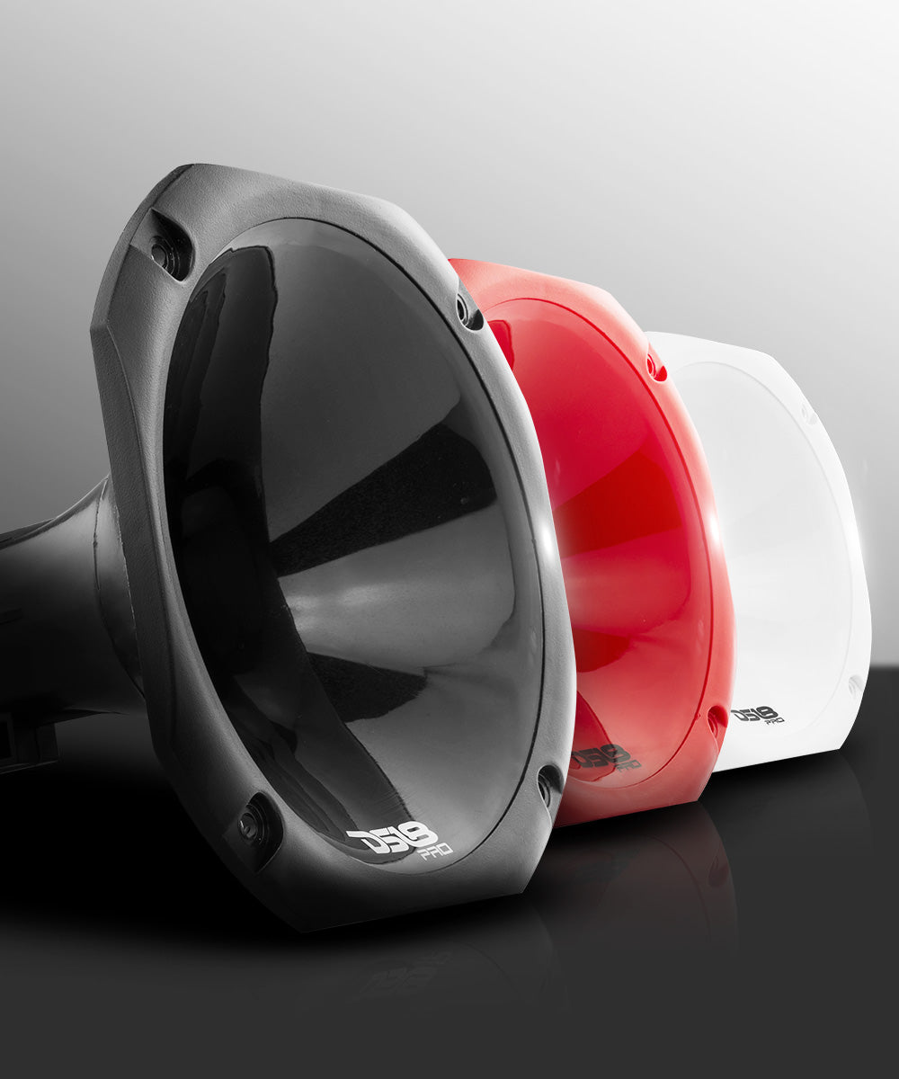 1" Throat Twist On 110° 6.14" Depth Plastic Horn - DS18