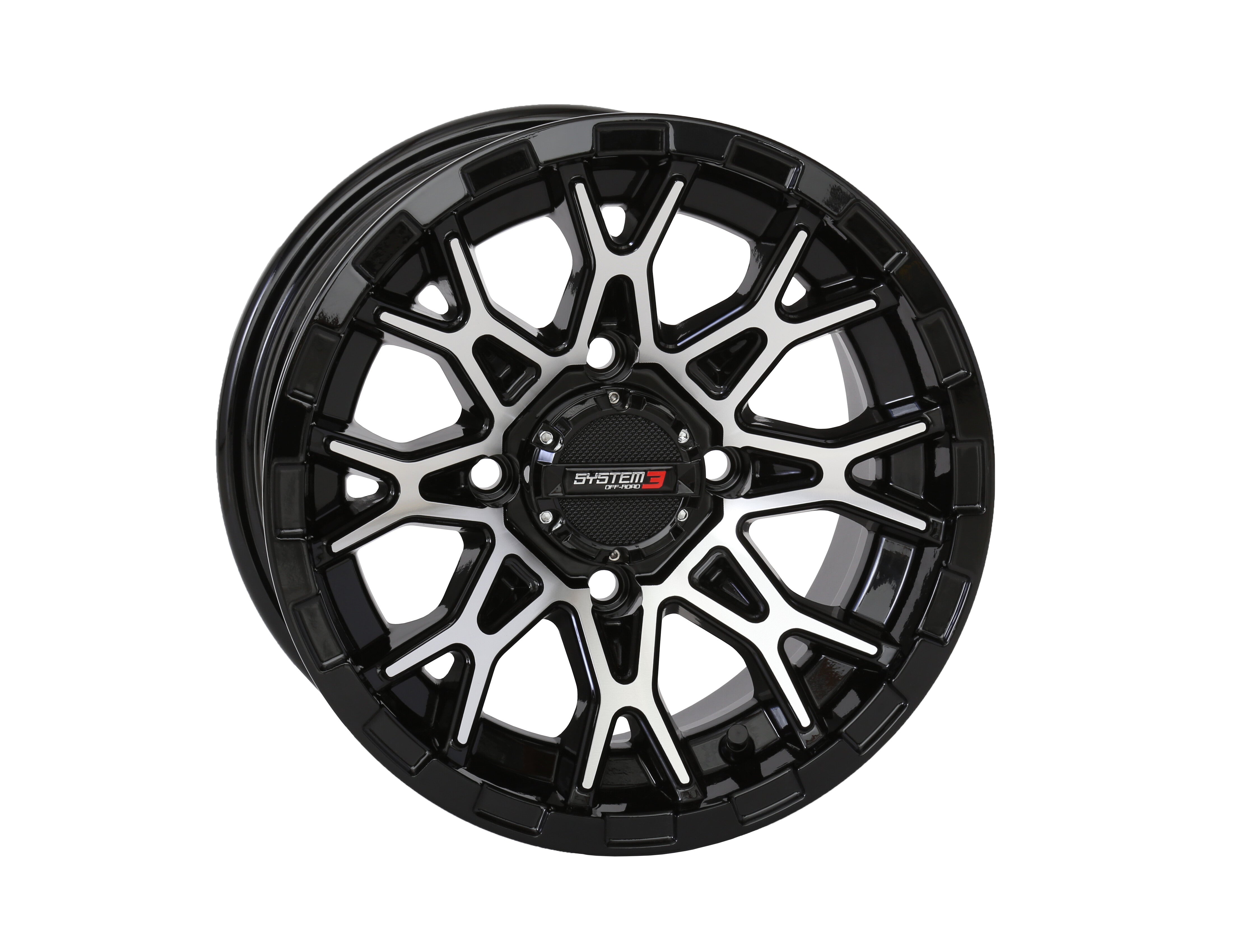 ST6 WHEEL - GLOSS BLACK/MACHINED