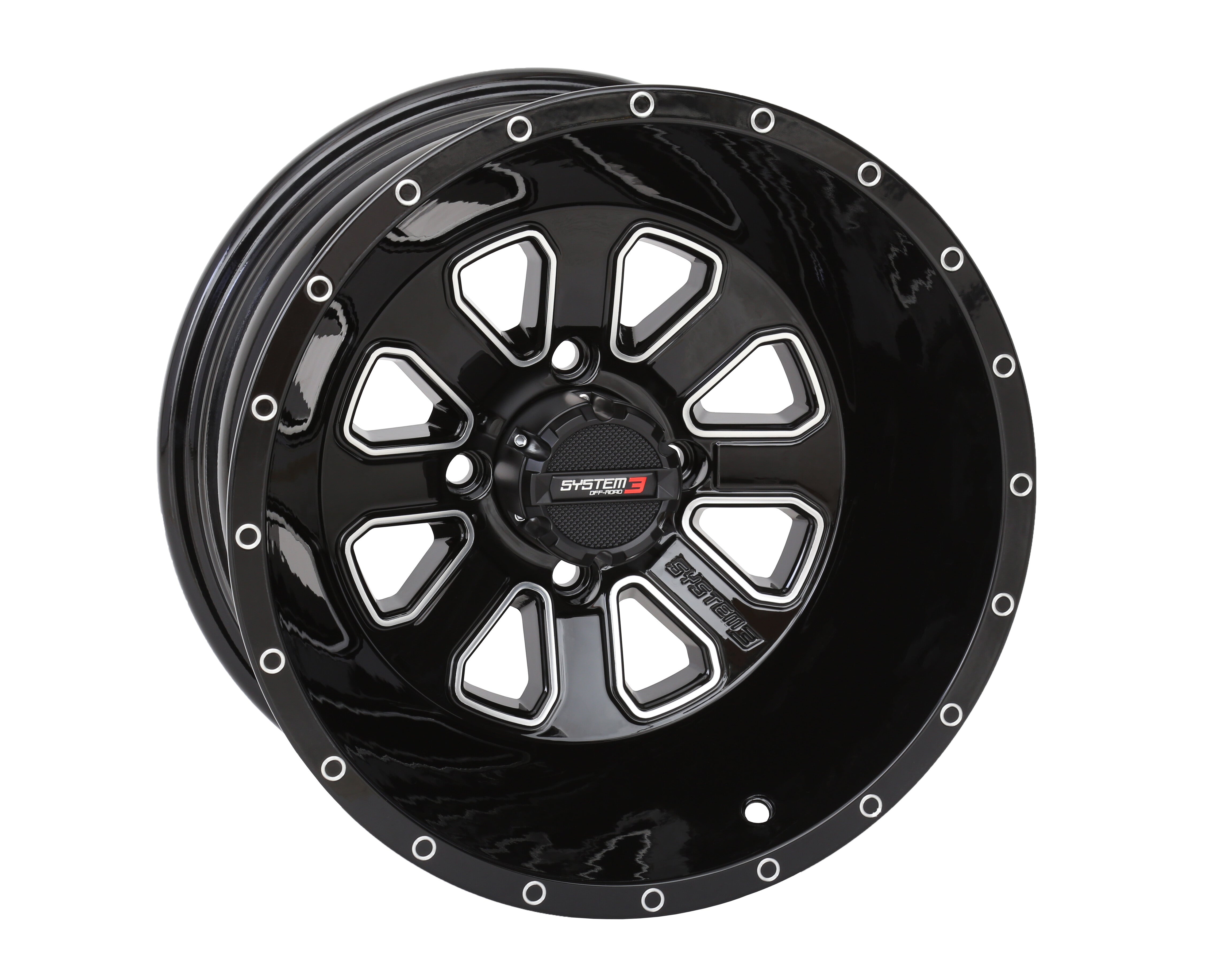 ST4 WHEEL - GLOSS BLACK/MACHINED