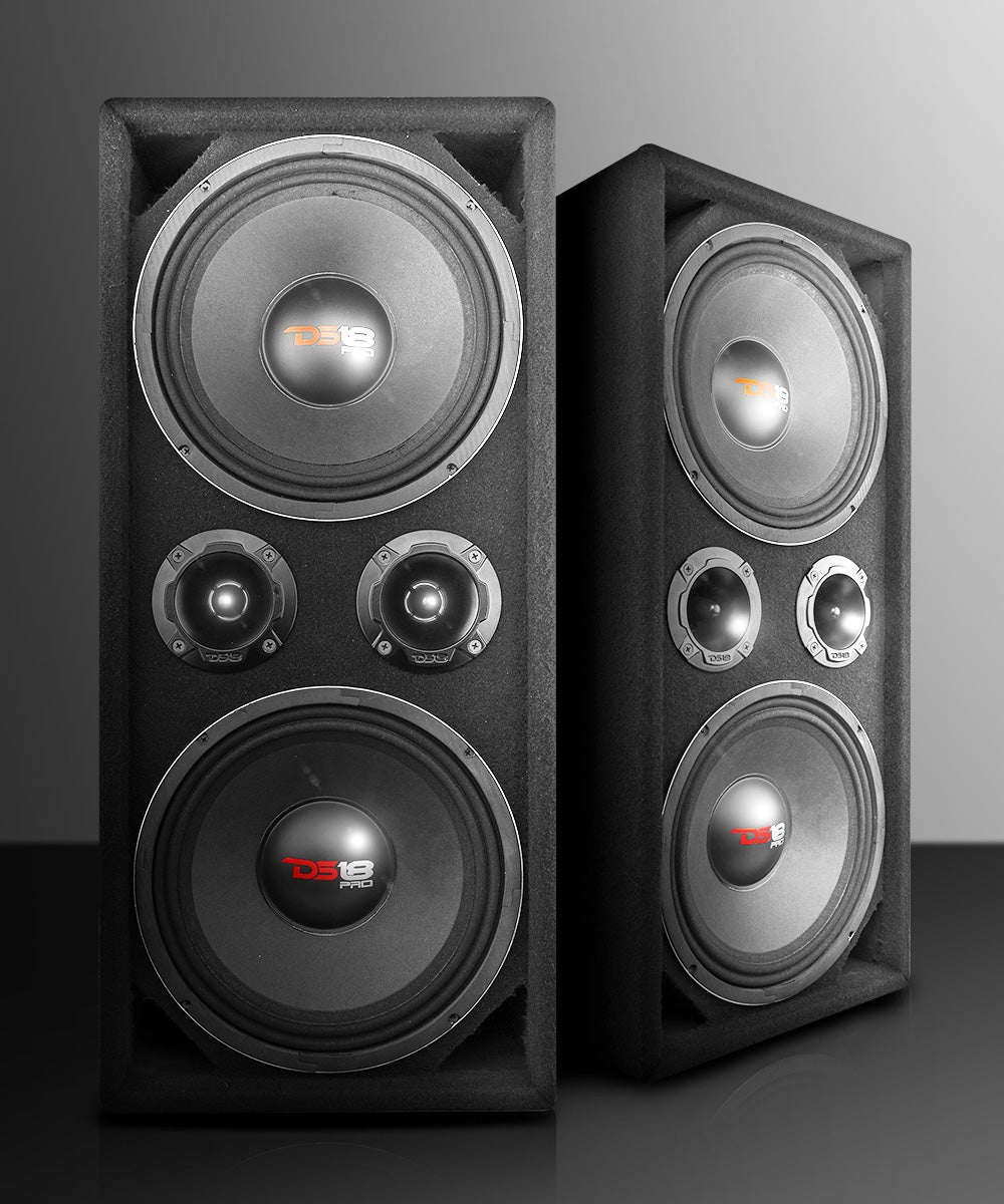 Dual 10" Loaded Ported Voceteo box ( 2 x PRO-X10M and 2 x PRO-TWX2) - DS18