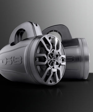MP 4" Wakeboard Tower Speakers 50 Watts Rms -Black - DS18