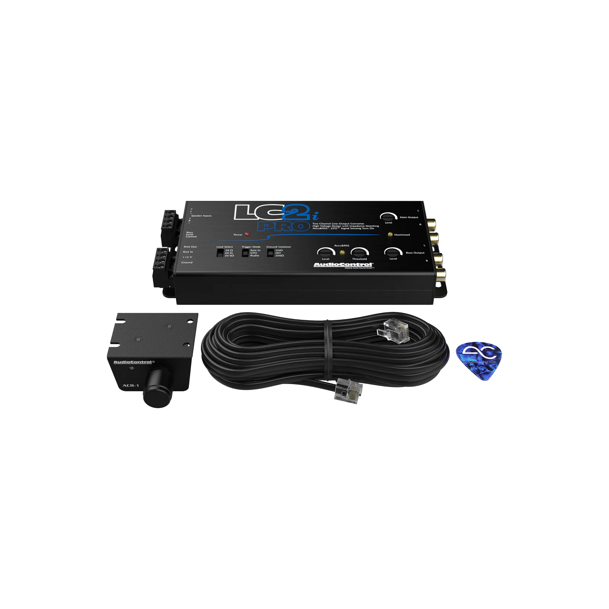 LC2i PRO 2-Channel Line Output Converter w/AccuBASS & ACR-1 Remote