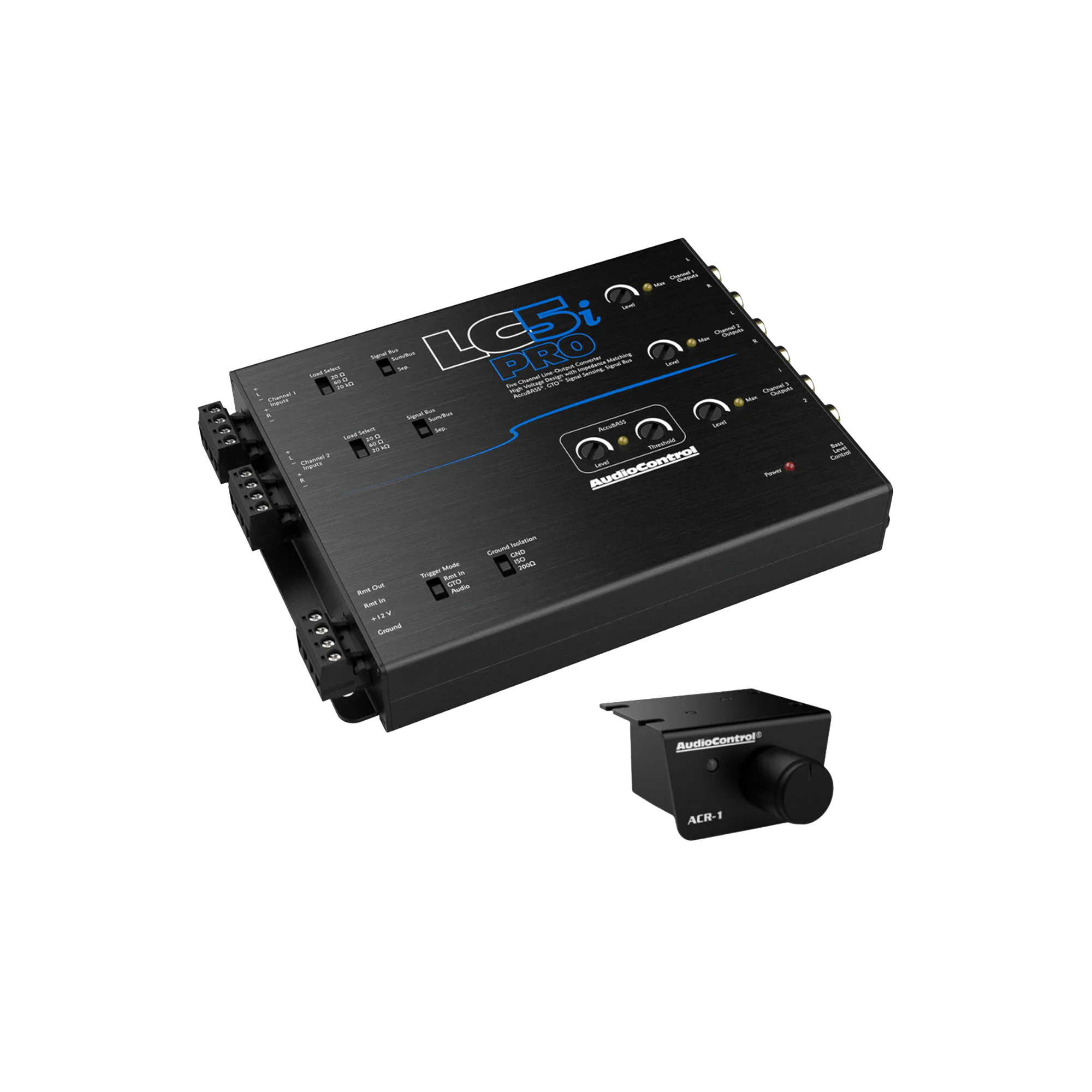 LC5iPRO 5-Channel Line Output Converter w/AccuBASS & ACR-1 Remote