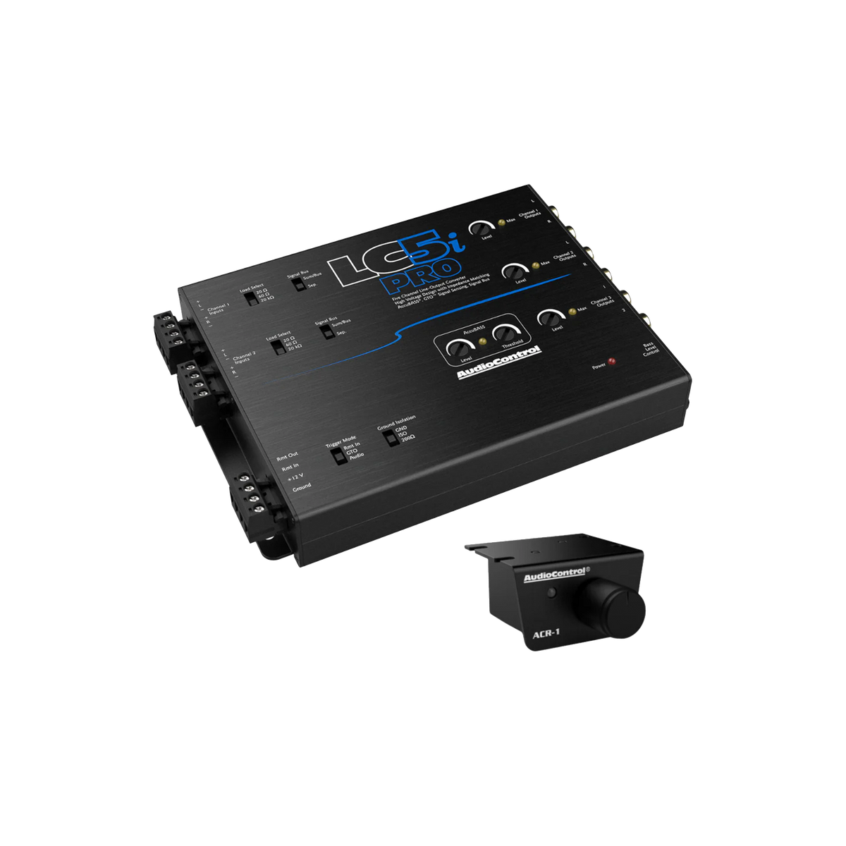 LC5iPRO 5-Channel Line Output Converter w/AccuBASS & ACR-1 Remote