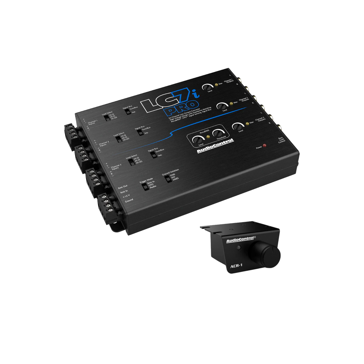 LC7iPRO 6-Channel Line Output Converter w/AccuBASS & ACR-1 Remote