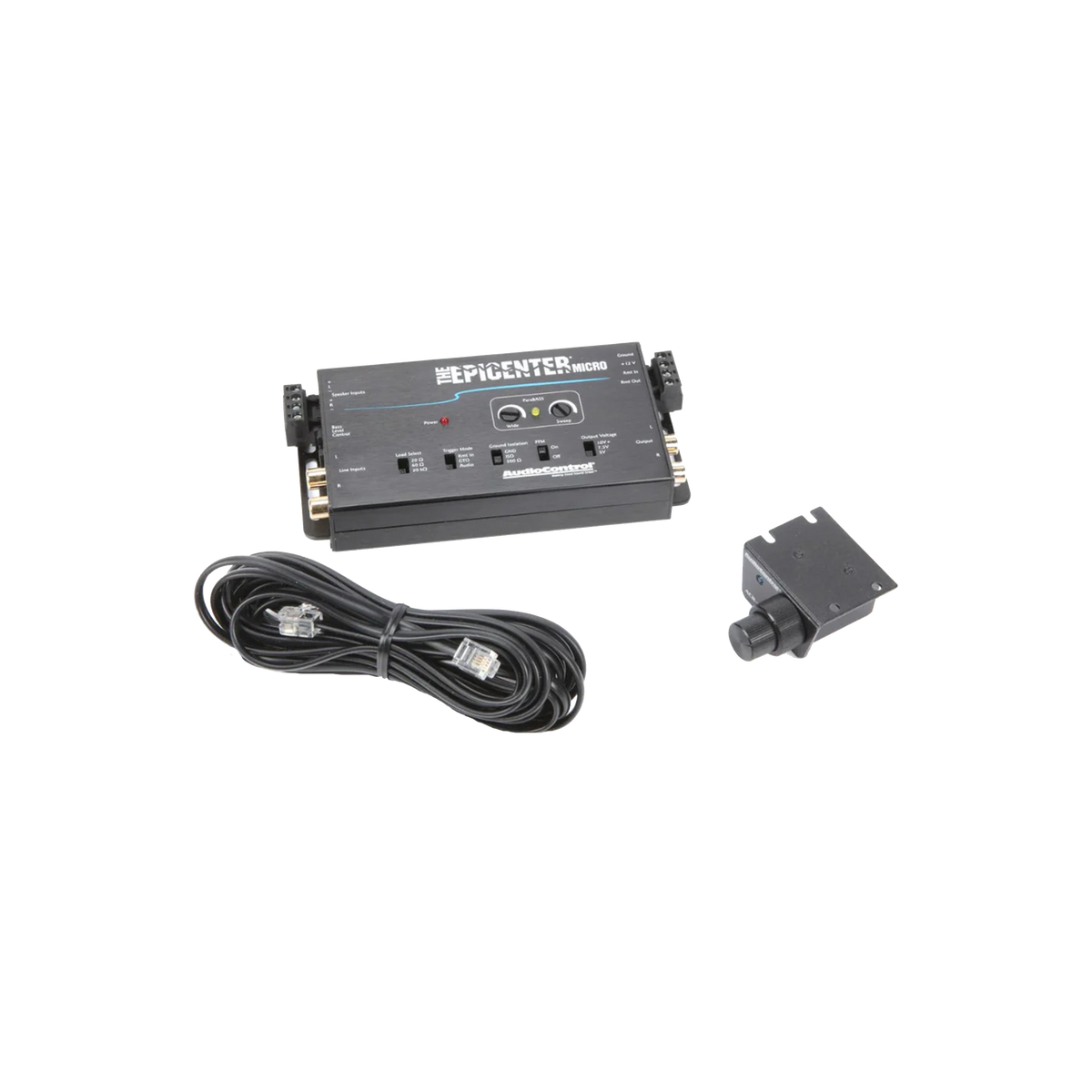 The EPICENTER Micro Bass Restoration Processor & Line Output Converter w/ACR-4 Remote