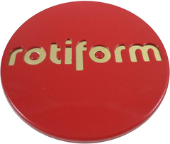 ROTIFORM 2.36"SNAPIN CAP-RED W/GOLD LOGO