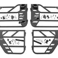 Tubular Doors | Front and Rear | Jeep Gladiator JT/Wrangler JL 4WD (18-26)