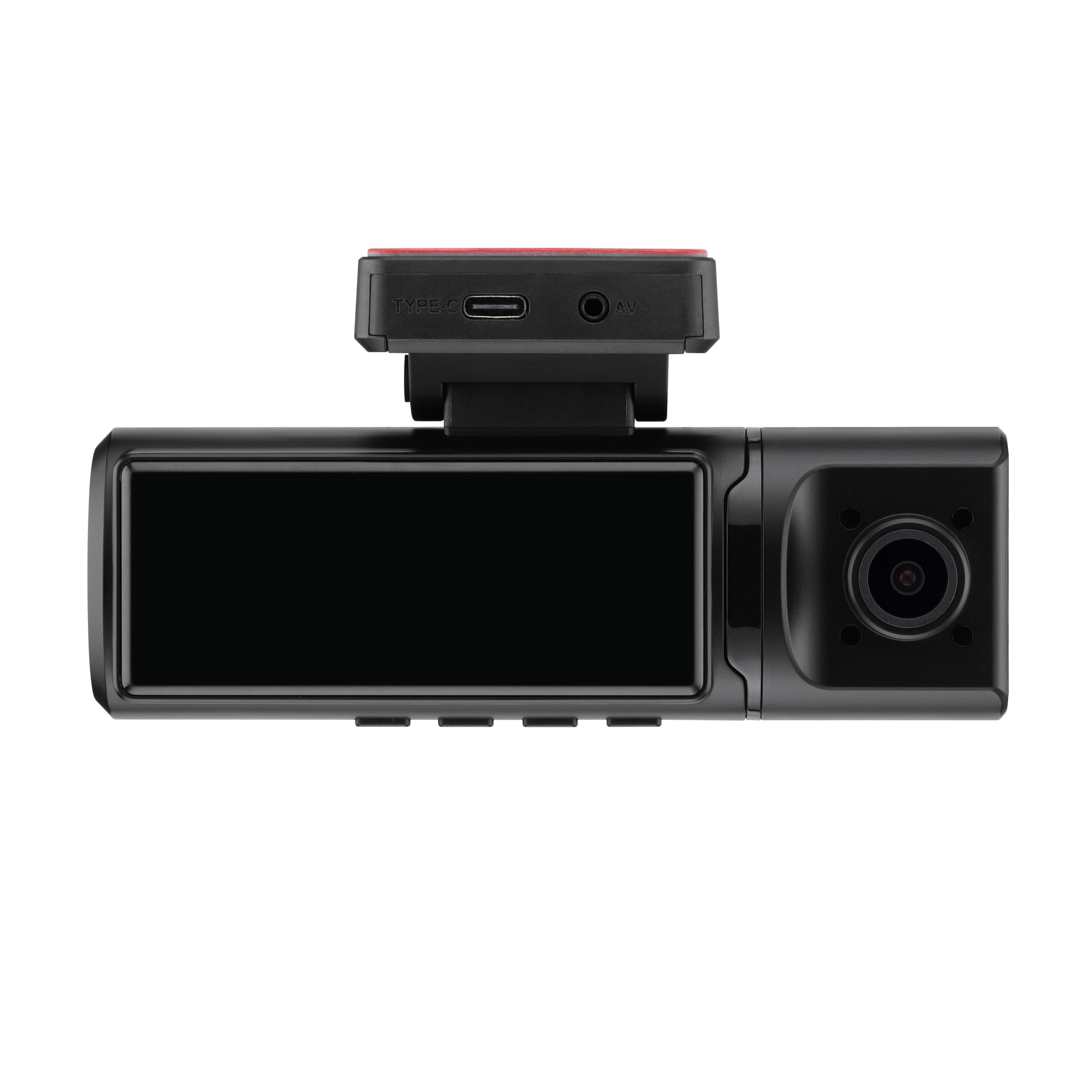 4K Triple Dash Camera with Front, In-Cabin and Rear Cameras, Wi-Fi, GPS and 3.16” IPS Display - DS18