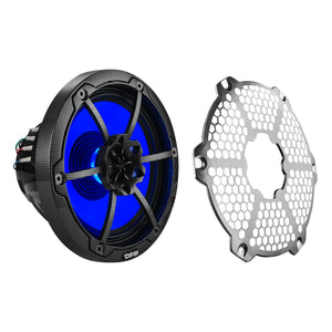 8” Marine 2-Way Hybrid Speaker with RGB LED, Compression Driver and Neodymium Magnet | 350W RMS 4-Ohm - DS18