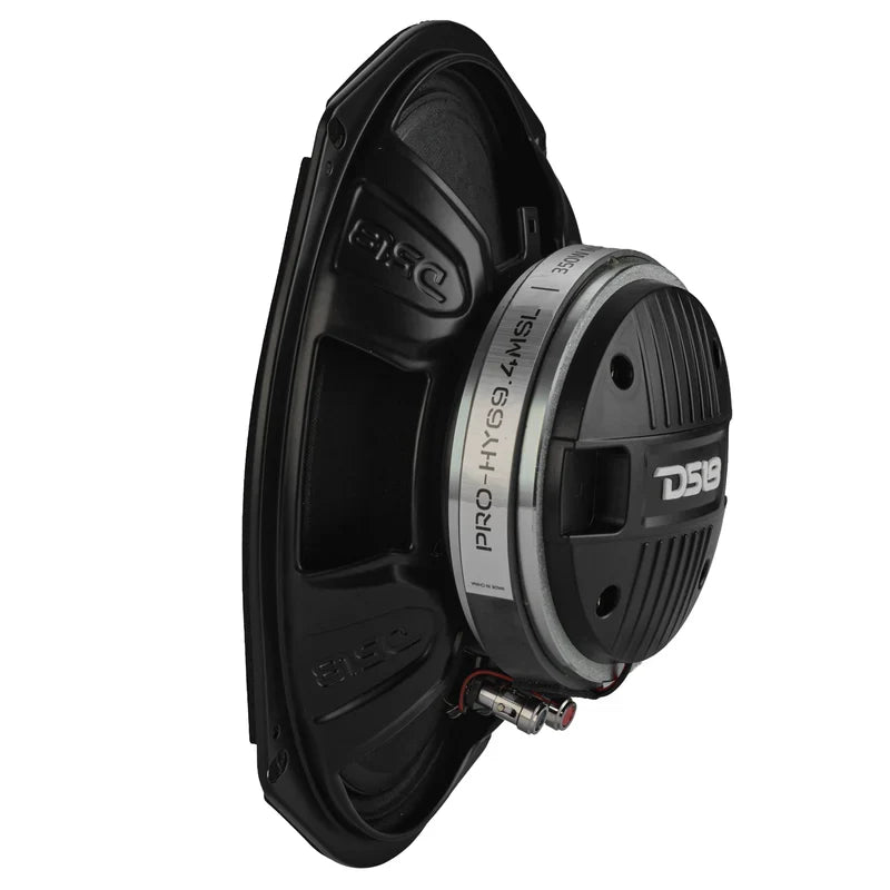 6x9” Hybrid Motorcycle Speaker Bundle – Slim 2-Way Loudspeakers + Sealed ABS Baffles (Pair) | IP65 Water-Resistant, High