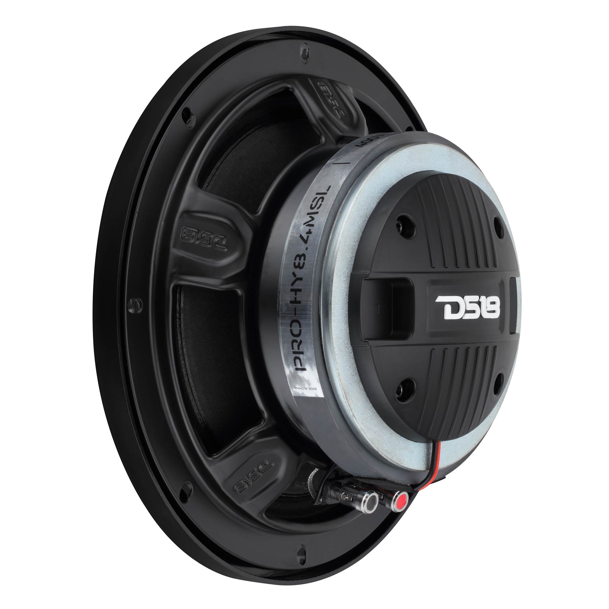 PRO 8" Shallow Coaxial Hybrid Mid-Range Loudspeaker with Built-in Driver | 200W RMS 4-Ohm - DS18