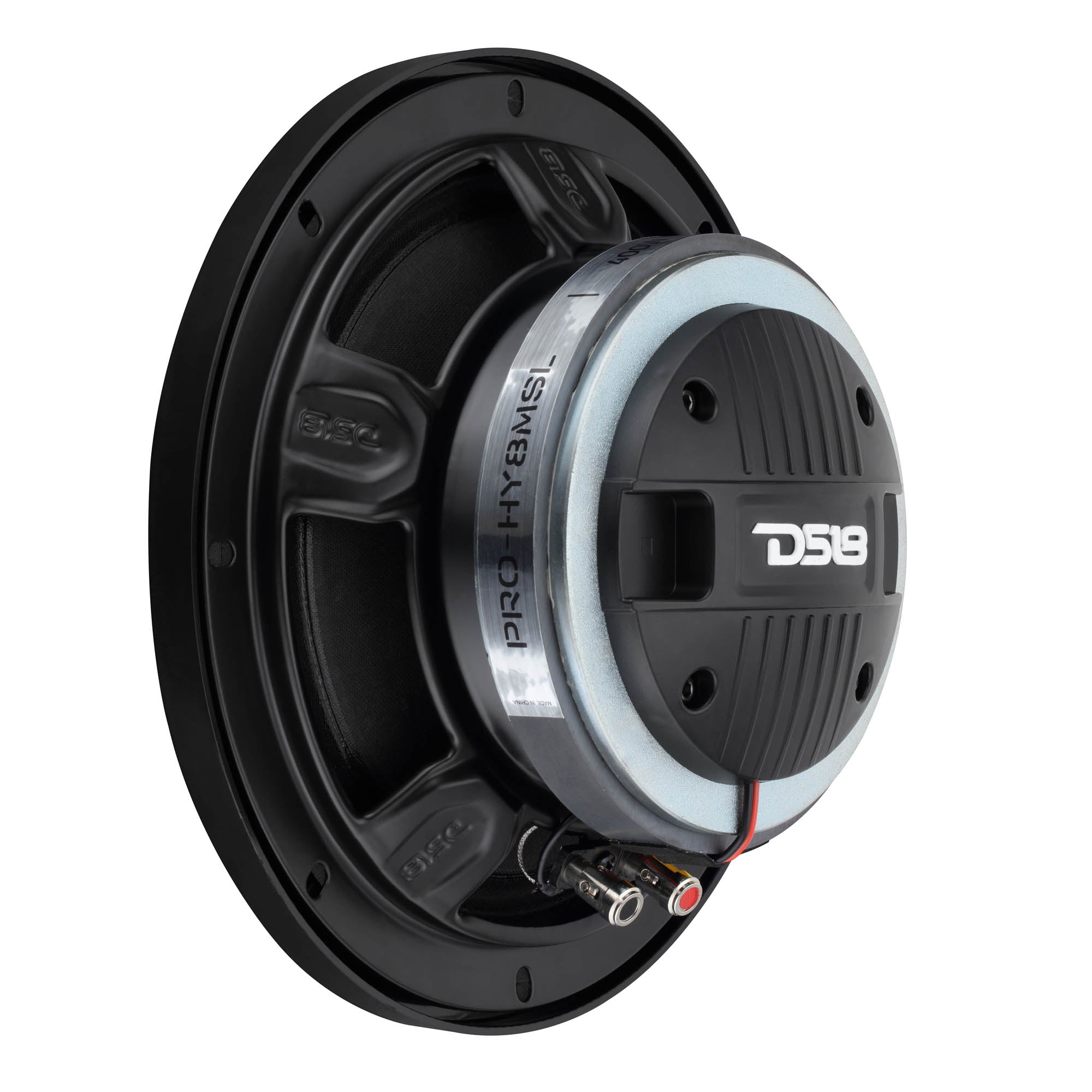 PRO 8" Shallow Coaxial Hybrid Mid-Range Loudspeaker with Built-in Driver | 200W RMS 8-Ohm - DS18