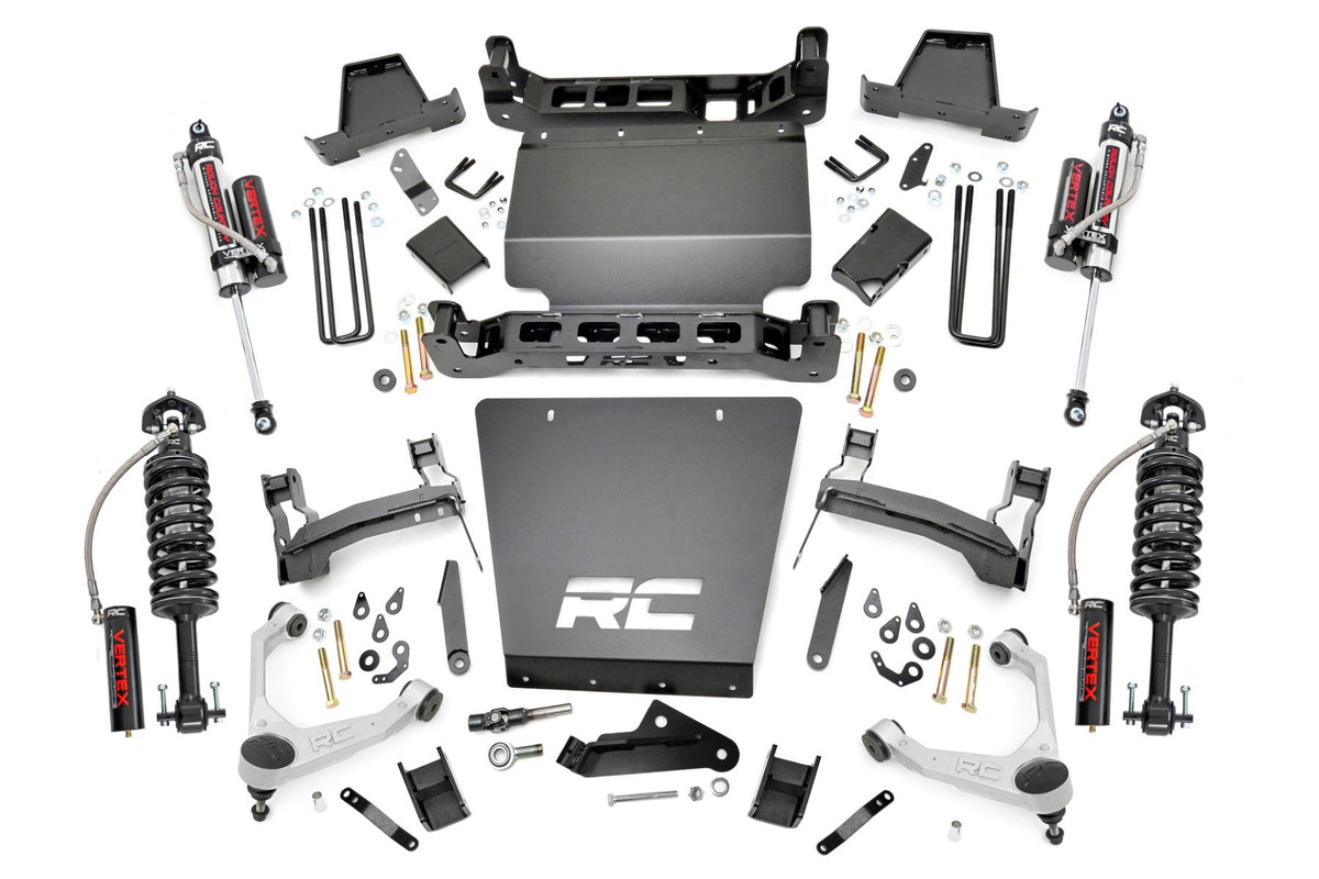 7 Inch Stamped Steel LCA Lift Kit | Forged UCA | Bracket | Vertex | Chevy/GMC 1500 (16-18)