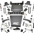 7 Inch Stamped Steel LCA Lift Kit | Forged UCA | Bracket | Vertex/V2 Shks | Chevy/GMC 1500 (16-18)