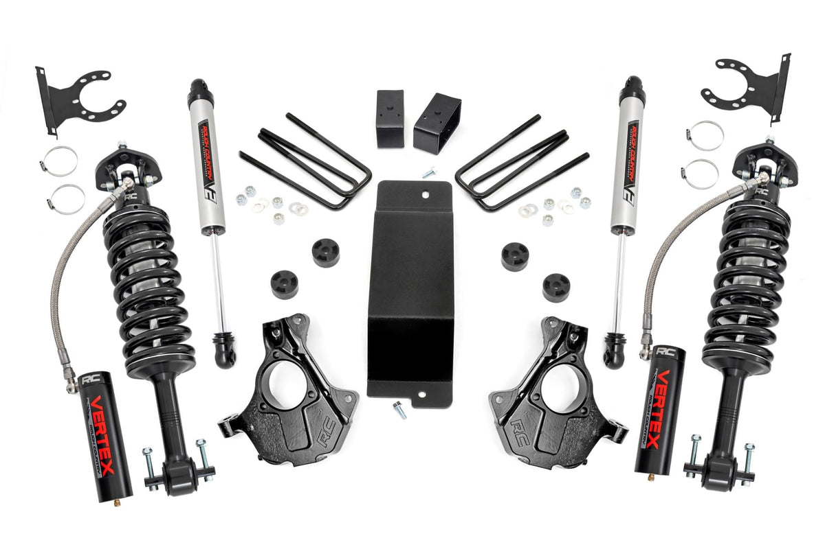 3.5 Inch Lift Kit | Cast Steel LCA | Vertex/V2 | Chevy/GMC 1500 (14-18 & Classic)