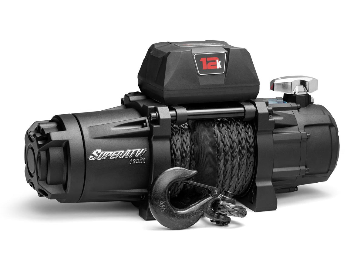 12;000 lb. Winch (with Wireless Remote & Synthetic Rope)