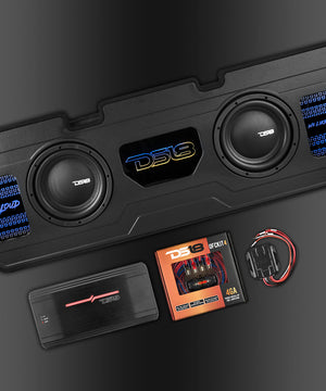 Exclusive Dual 10" Sealed Subwoofer Enclosure Package for 22-Up Toyota Tundra 1200 Watts Rms - DS18