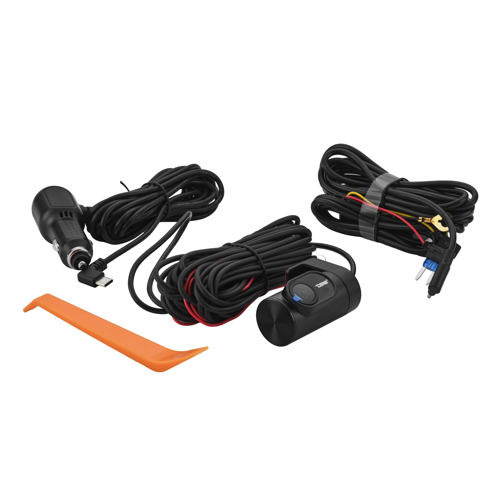 4K Dual Dash Camera with Wi-Fi, GPS, Parking Monitor, and 3.2” IPS Display (Front & Rear Cameras) - DS18