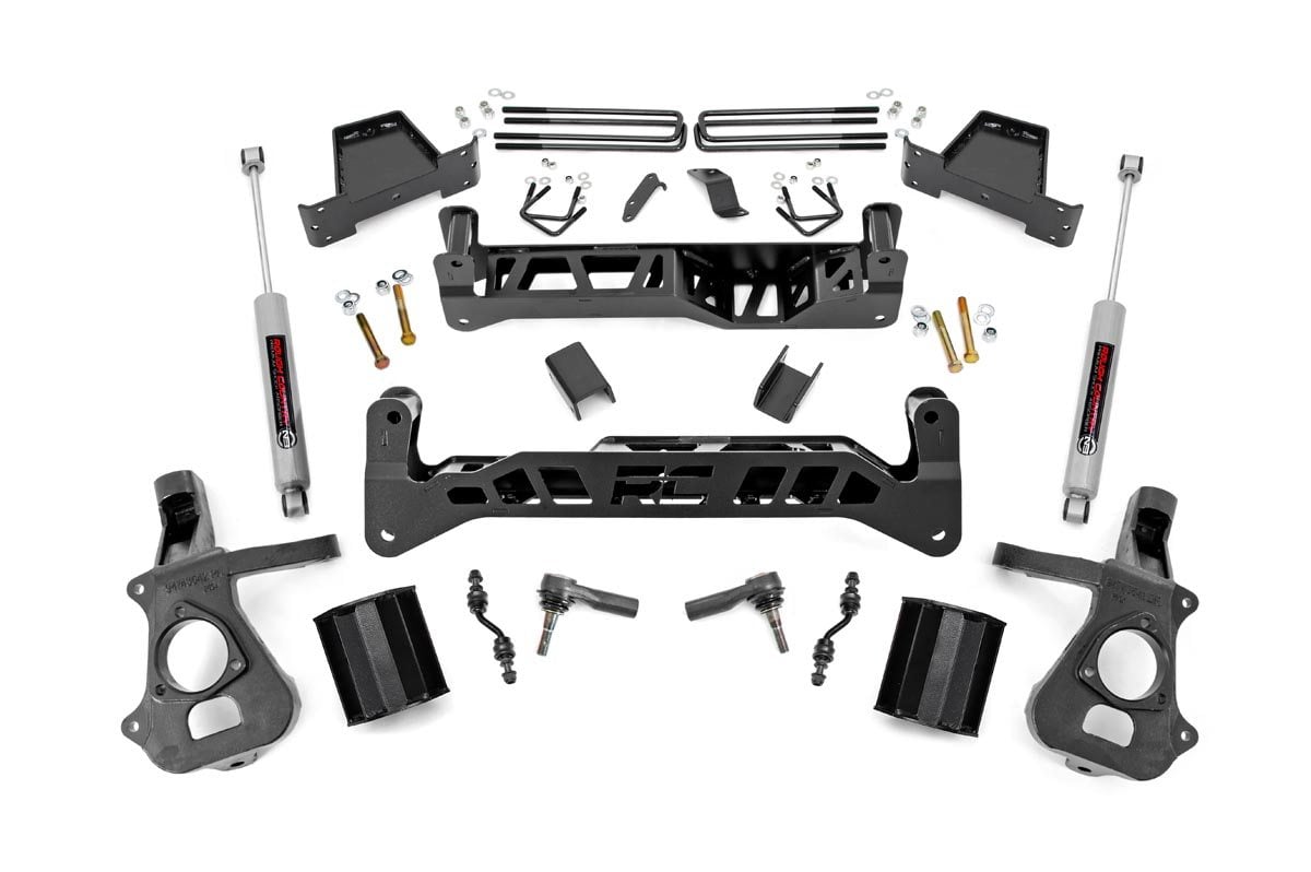 7 Inch Lift Kit | Alu/S. Steel | Chevy/GMC 1500 2WD (14-18 & Classic)