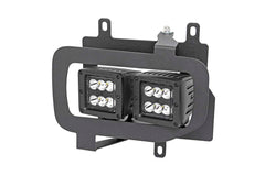 LED Light Kit | Fog Mount | Dual 2" Black Pairs | Flood | Ford F-150 (15-17)