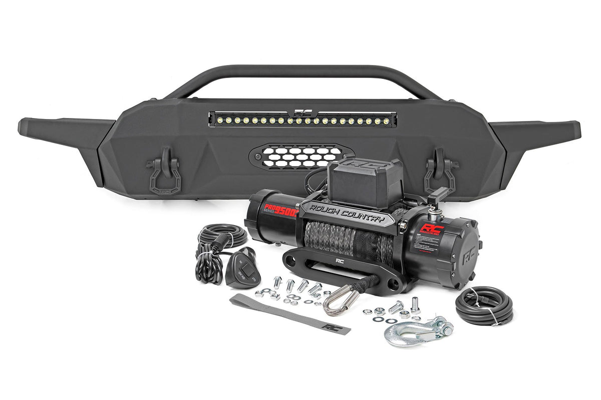 Front Bumper | Hybrid | 20" Blk LED | 95000S | Toyota Tacoma 2WD/4WD (16-23)