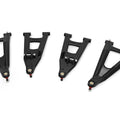 Black Forged Alum High Clearance 2" Fwd Offset Control Arms w/Ball Joints | Polaris Ranger 1000XP