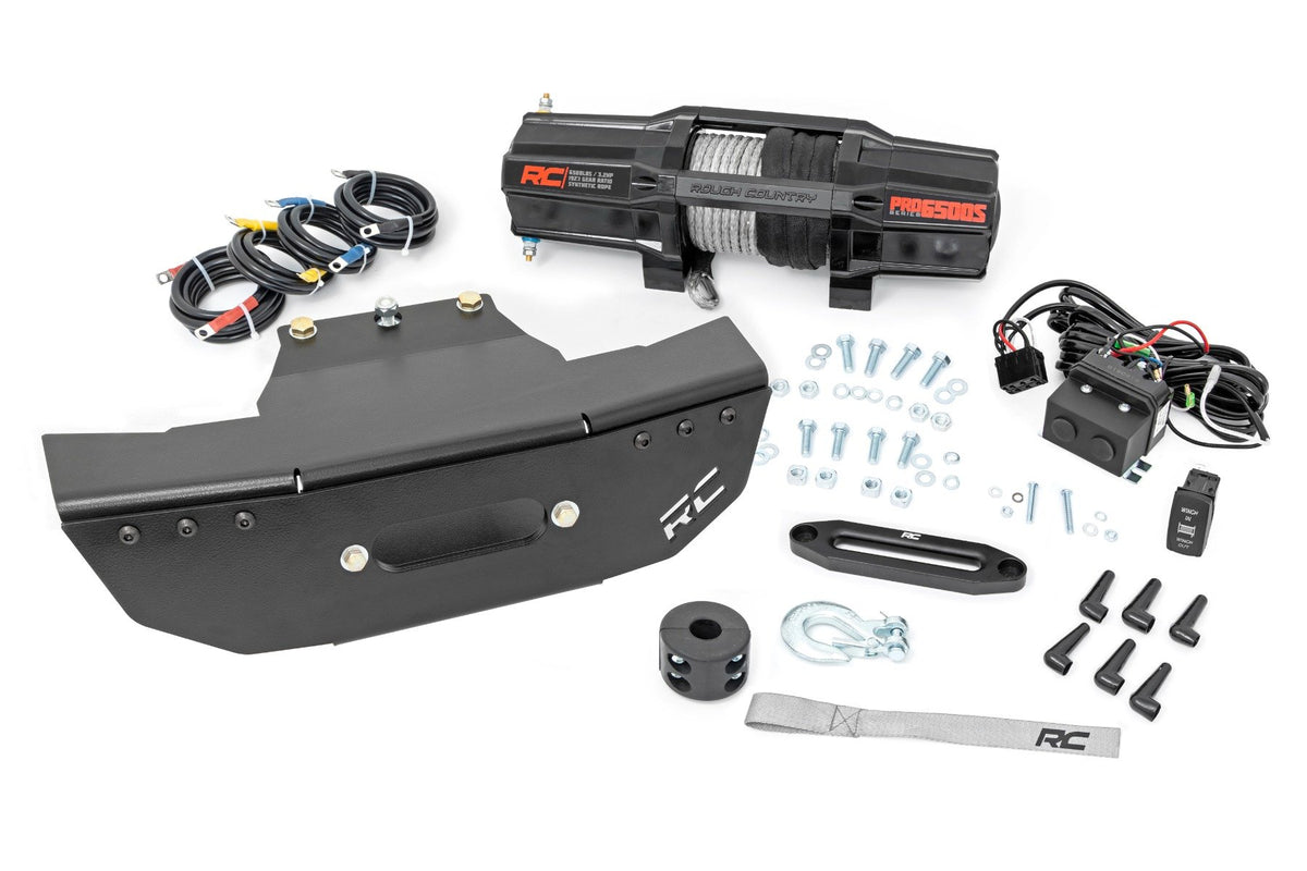 Winch Mount | RS4500S | Polaris RZR Turbo S4