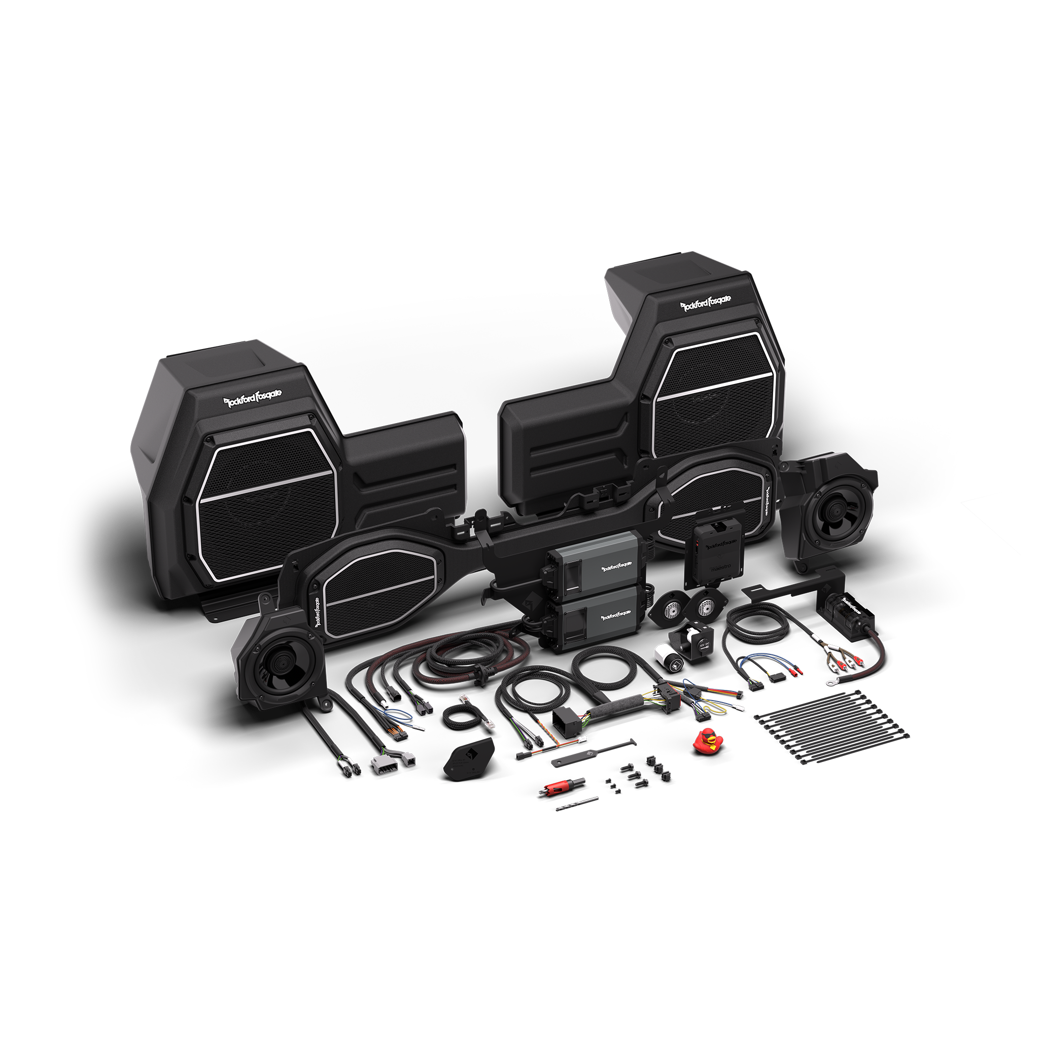 1,800 Watt All-In-One Audio Kit for Select 2018-2023 Jeep Wrangler Unlimited JL